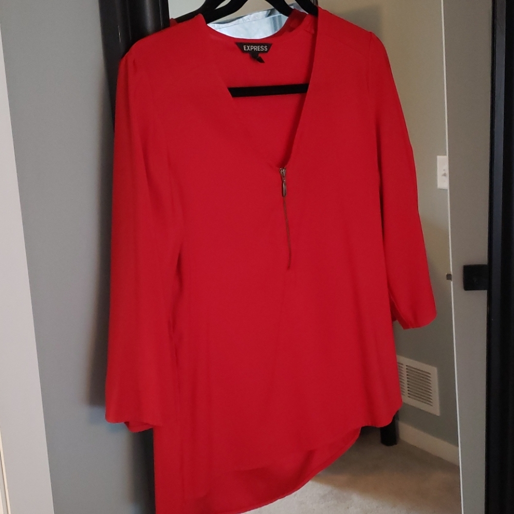Express Red Blouse